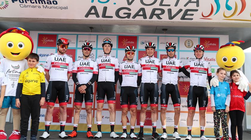 UAE-Team Emirates, Volta ao Algarve. Foto: Luís Forra/Lusa