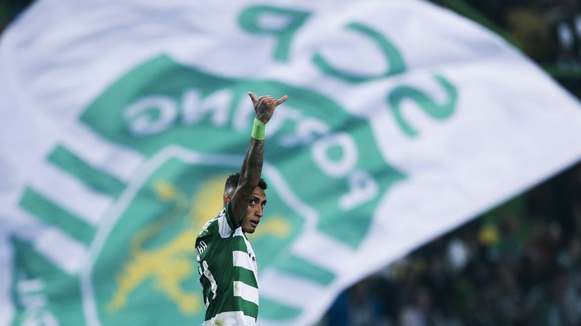 Raphinha tem cinco golos em 29 jogos pelo Sporting, esta época. Foto: Tiago Petinga/Lusa