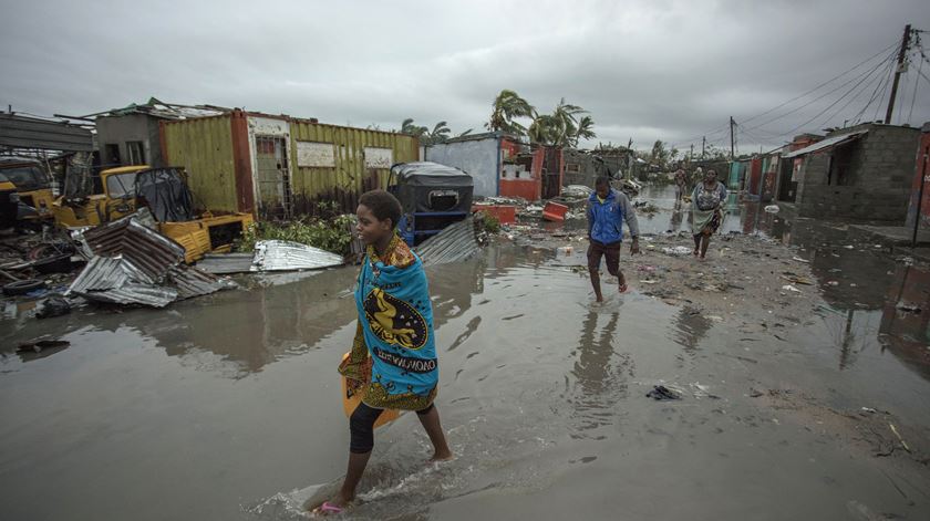 Ciclone Idai atingiu Moçambique este ano. Foto: Josh Estey/CARE/EPA