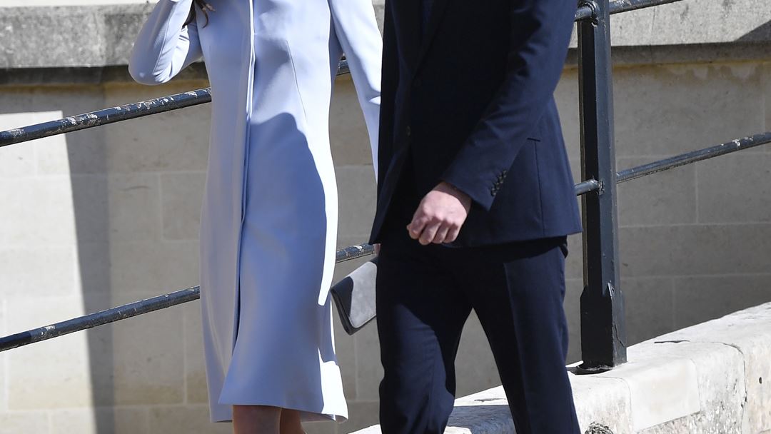 Príncipe William e a mulher, Kate. Foto: Neil Hall/EPA
