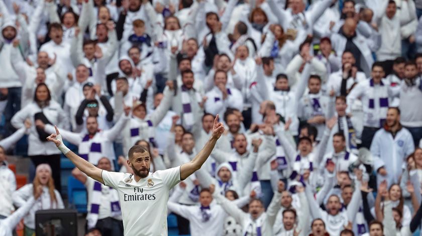 Benzema, Real Madrid. Foto: Emilio Naranjo/EPA