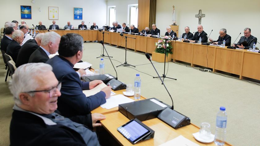 Assembleia plenária da Conferência Episcopal Portuguesa em Abril de 2019 Foto: Paulo Cunha/Lusa