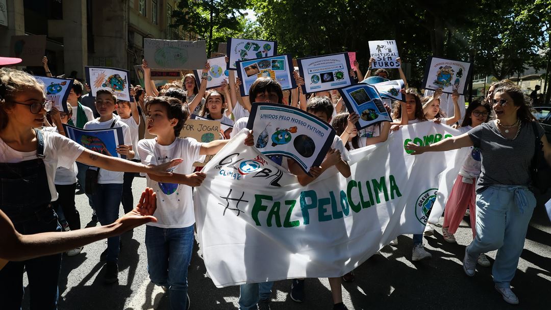 Manifestação em Coimbra. Foto: Paulo Novais/LUSA