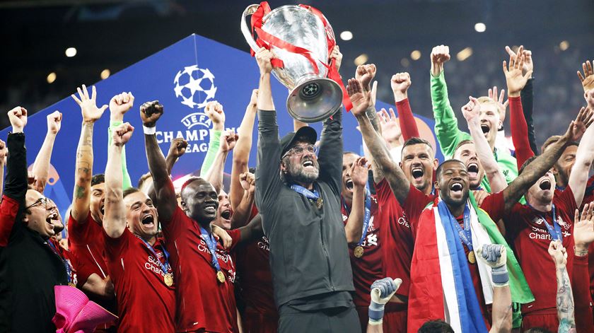 Liverpool ganhou a final da Liga dos Campeões em 2019. Foto: EPA