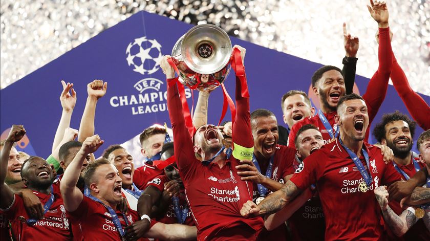 Liverpool conquistou Liga dos Campeões em 2019 Foto: EPA