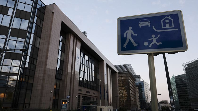 Edifício da Comissão Europeia, em Bruxelas. Foto: Olivier Hoslet/EPA