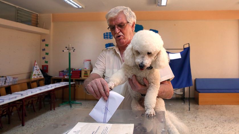 Grécia, eleições. Foto: Orestis Panagiotou/EPA