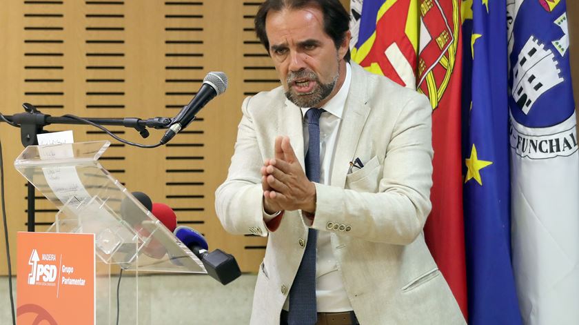 Miguel Albuquerque, o presidente do Governo Regional da Madeira. Foto: Homem de Gouveia/Lusa