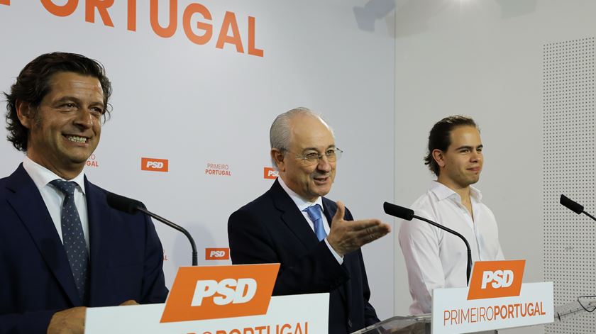 Salvador Malheiro, Rui Rio e Hugo Carvalho apresentaram novo capítulo do programa eleitoral. Foto: João Relvas/Lusa