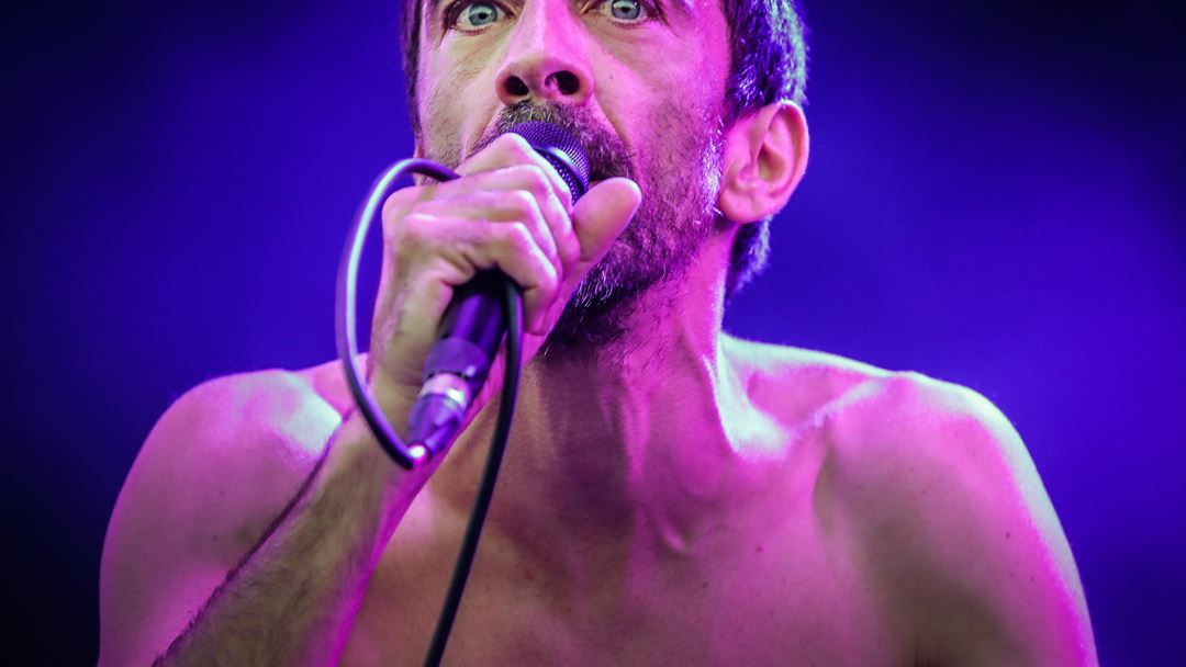 Manel Cruz, dos Ornatos Violeta, no festival Alive. Fotos: Mário Cruz/Lusa