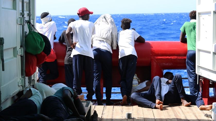 O último resgate do Ocean Viking foi há seis dias. Foto: MSF