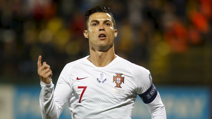 Cristiano Ronaldo falhou o jogo com a Croácia devido a uma infeção no pé. Foto: Valda Kalina/EPA