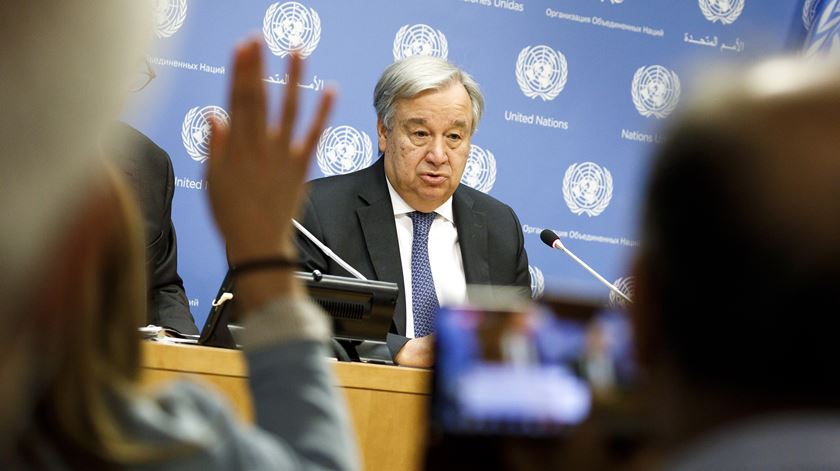 António Guterres critica falta de coordenação mundial no combate ao coronavírus. Foto: Justin Lane/EPA