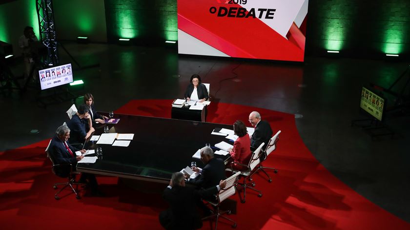 Ajueste de contas PS/BE no último debate. Foto: Tiago Petinga/Lusa