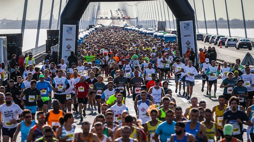 Meia-Maratona Lisboa é adiada pela terceira vez. Foto: Manuel de Almeida/Lusa