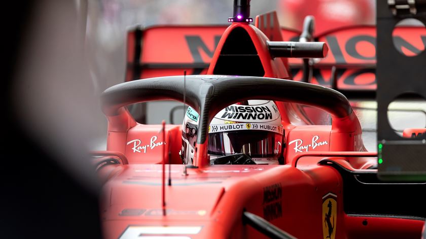 Sebastian Vettel, Ferrari, Brasil. Foto: Sebastiao Moreira/EPA