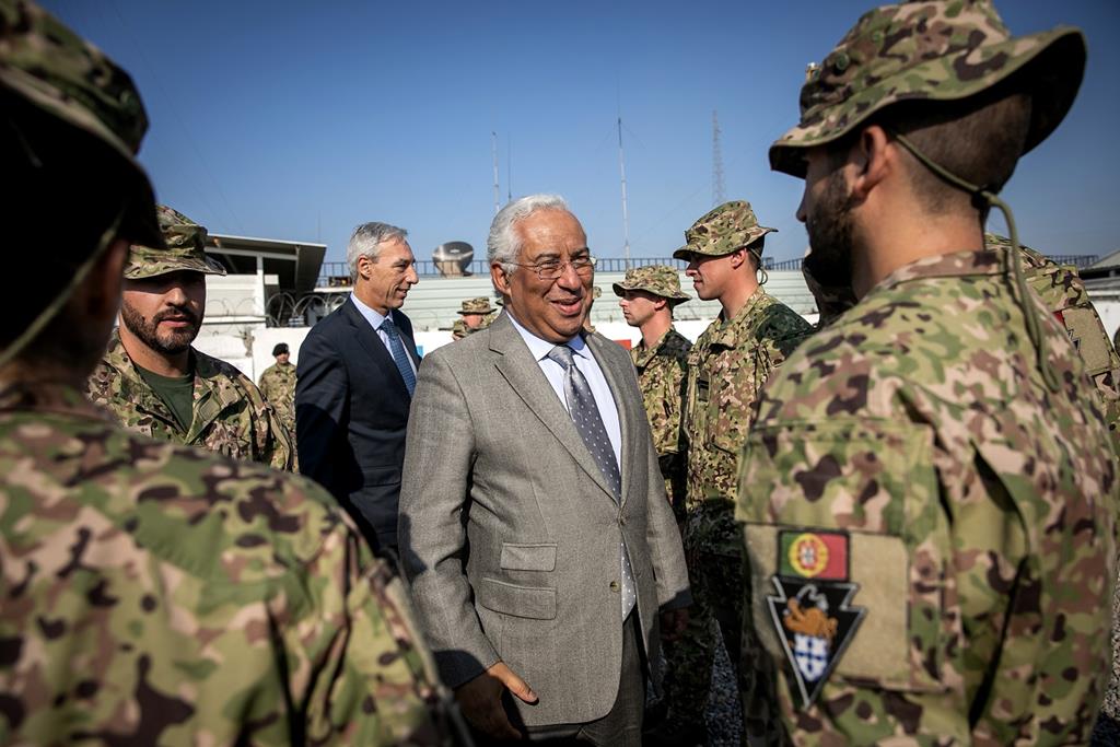 António Costa visita os militares portugueses no Iraque. Foto: Paulo Vaz Henriques/Lusa