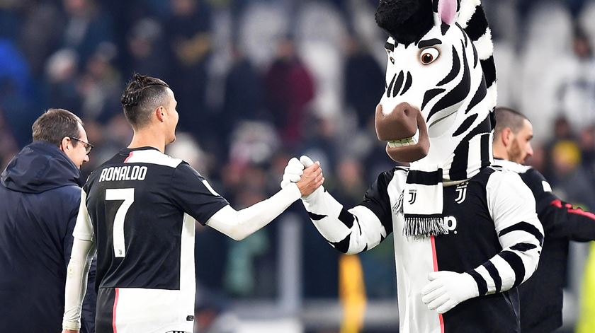 Cristiano Ronaldo vai disputar a final da Taça de Itália na quarta-feira Foto: Alessandro Di Marco/EPA