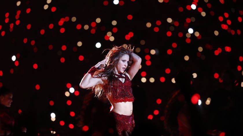 Shakira no intervalo do Super Bowl 2020 Foto: Larry W Smith/EPA
