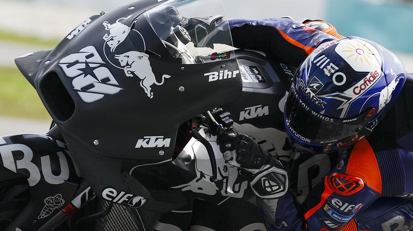 Miguel Oliveira, KTM, MotoGP. pré-época. Foto: Fazry Ismail/EPA