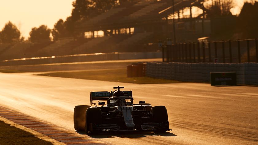 Lewis Hamilton, Mercedes. Fórmula 1. Testes em Barcelona. Foto: Alejandro Garcia/EPA