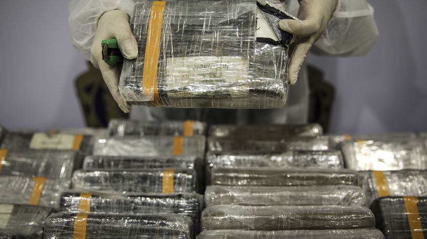 "Elevada quantidade" de cocaína apreendida daria para mais de um milhão de doses. Foto: Andre Kosters/Lusa