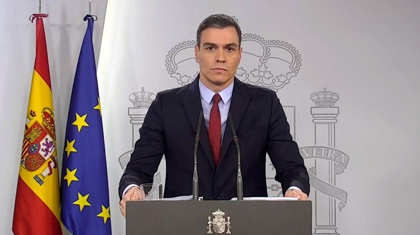 Pedro Sánchez, presidente do Governo de Espanha. Foto: EFE/EPA