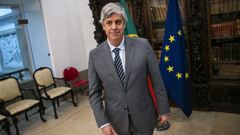 Mário Centeno vai cumprir até ao fim o mandano no Eurogrupo. Foto: José Sena Goulão/Lusa