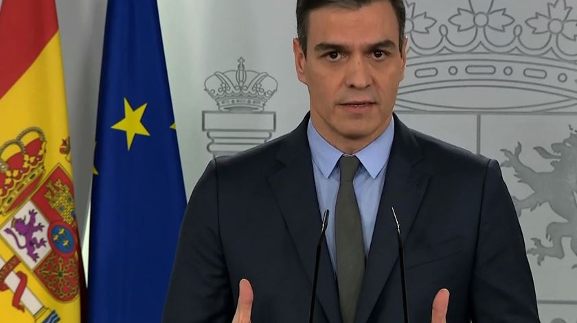 Pedro Sánchez volta a prorrogar o estado de alerta em Espanha. Foto: EPA/EFE