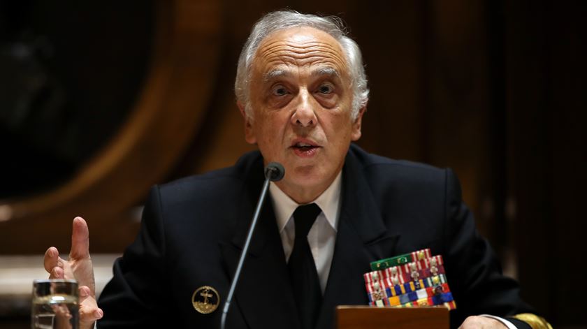 Chefe do Estado Maior General das Forças Armadas na comissão parlamentar. Foto: Manuel de Almeida/Lusa