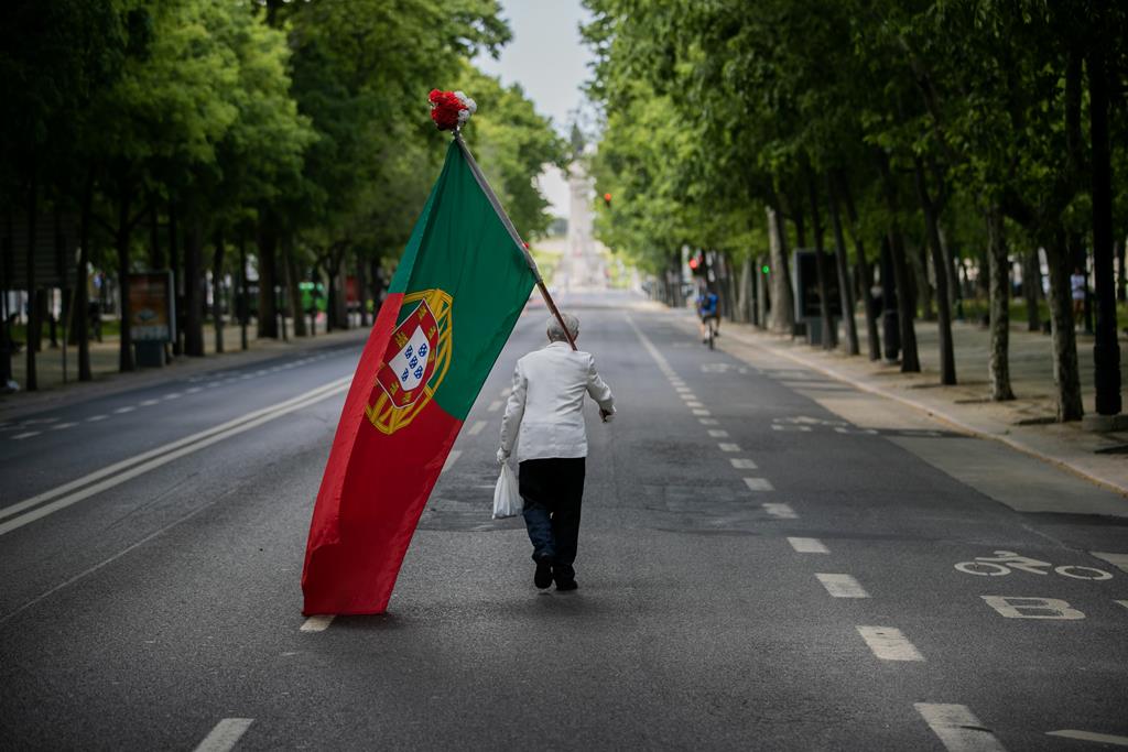O ano passado não houve desfile na Avenida da Liberdade devido à pandemia. Foto: José Sena Goulão/Lusa