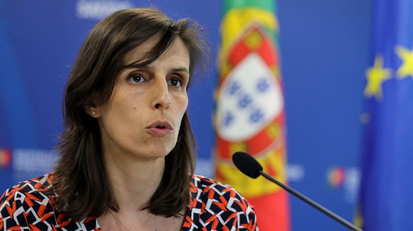 Jamila Madeira foi a porta-voz do Governo na conferência de imprensa de hoje. Foto: Miguel A. Lopes/Lusa