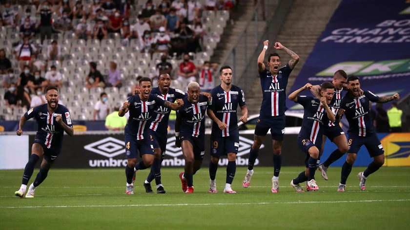 PSG conquista Taça da Liga em França. Foto: Christophe Petit Tesson/EPA