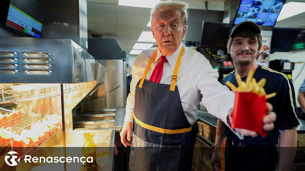 Trump frita batatas no McDonald's, Kamala visita igrejas