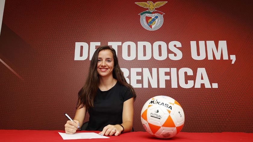 Adriana Mendes, Dricas, Benfica, futsal. Foto: SLB