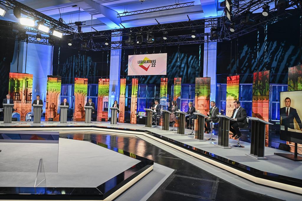 debate com partidos sem assento parlamentar na RTP Foto: Pedro Pina/RTP