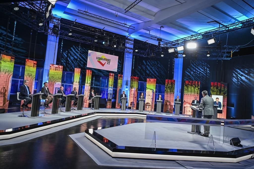 debate com partidos sem assento parlamentar na RTP Foto: Pedro Pina/RTP