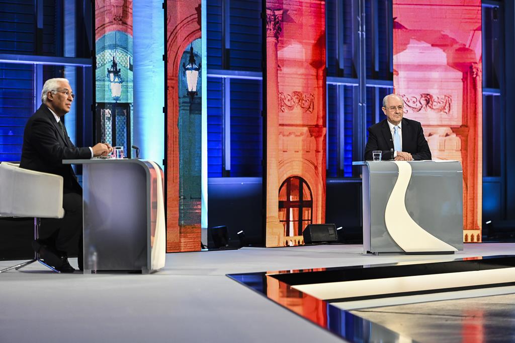 Debate entre António Costa e Rui Rio Foto: Pedro Pina/RTP