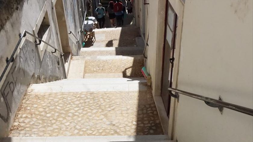 Escadas do Quebra Costas. Foto: Câmara Municipal de Coimbra