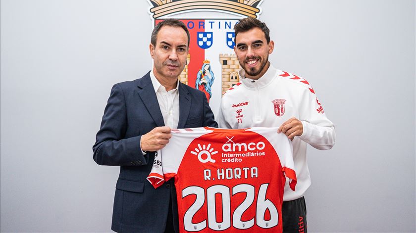 Ricardo Horta tem contrato com o Braga até 2026 Foto: Sporting de Braga