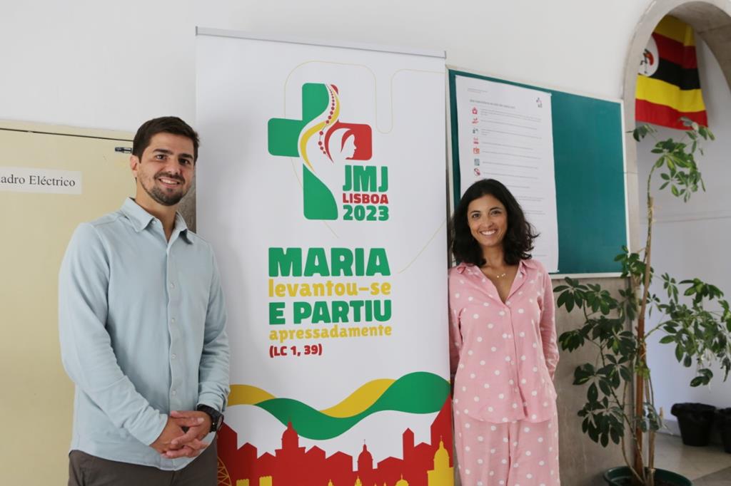Duarte Ricciardi, secretário executivo, e Ana Alves, diretora de comunicação. Foto: JMJ