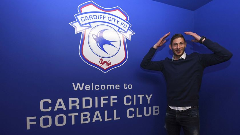 Sala chegou a ser inscrito pelo Cardiff. Foto: Cardiff City