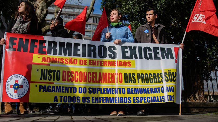 Governo está a ponderar avançar com requisição civil para travar greve dos enfermeiros às cirurgias. Foto: José Coelho/Lusa