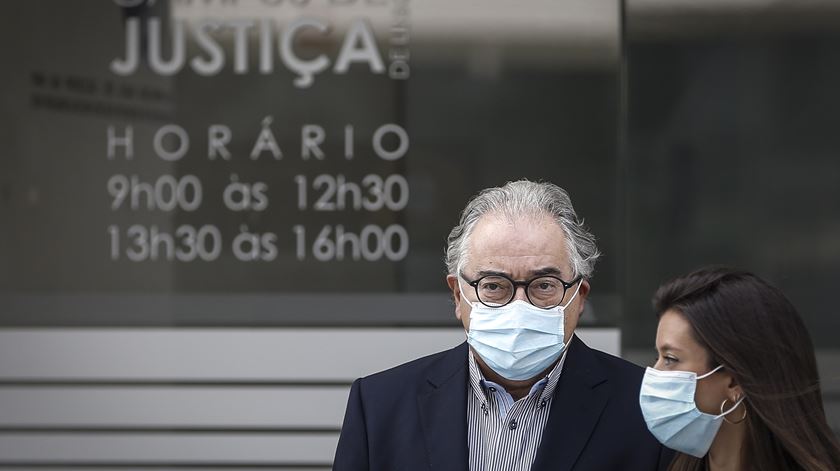 O advogado de Rui Pinto, Francisco Teixeira da Mota. Foto: Rodrigo Antunes/Lusa