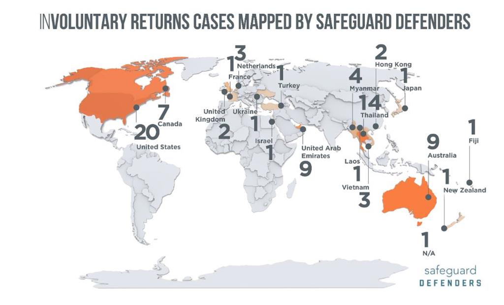Mapa Safeguard Defenders