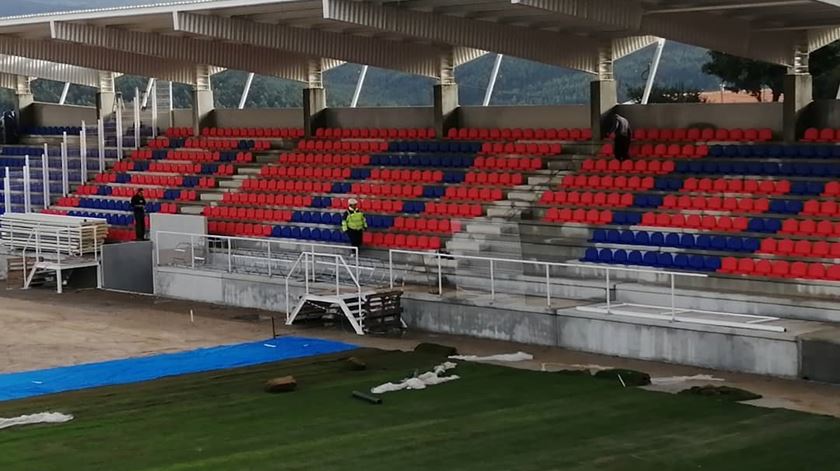 Estádio Carlos Osório sofreu intervenção profunda. Aveiro foi a casa do clubes nas últimas épcas. Foto: UD Oliveirense