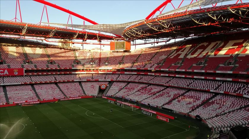 Benfica não será autorizado a receber 20 adeptos. Foto: Carlos Dias/RR