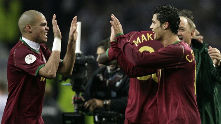Pepe estreou-se na seleção nacional em 2007. Foto: José Manuel Ribeiro/Reuters