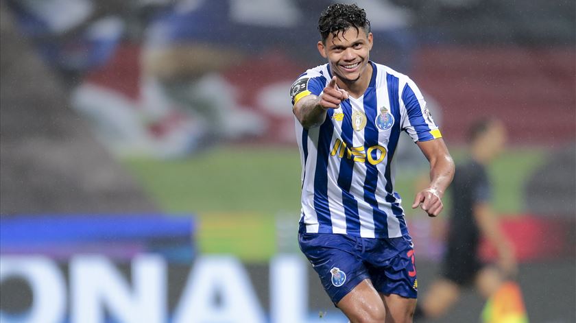 Evanilson, FC Porto, marca contra o Gil Vicente. Foto: Manuel Fernando Araújo/EPA