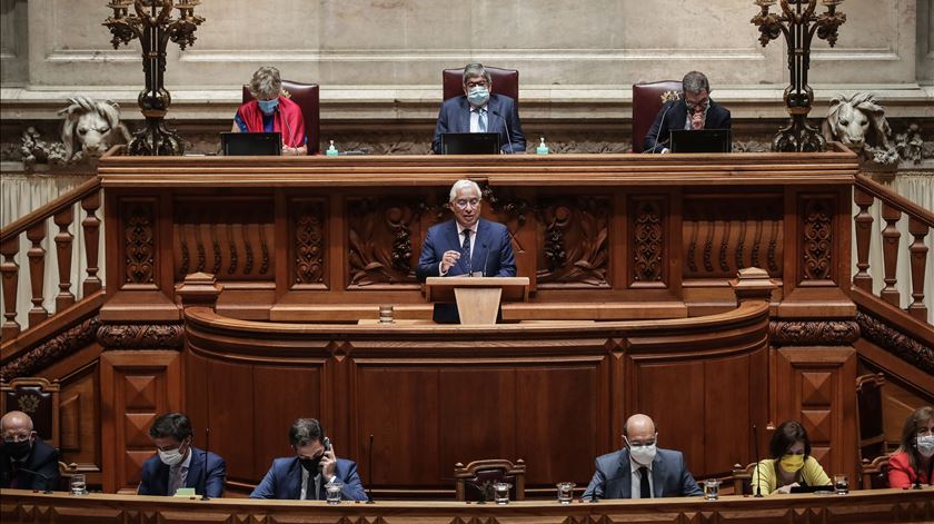 Primeiro-ministro António Costa, no debate do estado da Nação, Assembleia da República. Foto: Mário Cruz/Lusa